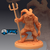 Diabo com Chifres - Sem Pintura, Miniatura 3D Médio Para Rpg de Mesa na internet