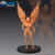Anjo Caído - Sem Pintura, Miniatura 3D Médio Para Rpg de Mesa