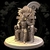 O Imperador de Jade - Sem Pintura, Miniatura 3D Grande Para Rpg de Mesa