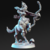 Ypponia, Centaura Amazona - Sem Pintura, Miniatura Grande em 3D Para Rpg de Mesa