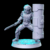 Tropa de Choque de Elite de Shinra - Sem Pintura, Miniatura 3D Média Para Rpg de Mesa