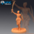Aventureira Gith - Sem Pintura, Miniatura 3D Média Para Rpg de Mesa na internet