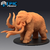 Mamute Atroz - Sem Pintura, Miniatura 3D Enorme Para Rpg de Mesa