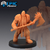 Saqueador Anão - Sem Pintura, Miniatura 3D Média Para Rpg de Mesa