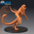 Alien Bestial - Sem Pintura, Miniatura 3D Grande Para Rpg de Mesa