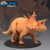 Triceratops - Sem Pintura, Miniatura 3D Enorme Para Rpg de Mesa