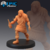 Homem das Cavernas - Sem Pintura, Miniatura 3D Média Para Rpg de Mesa