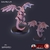 Dragão Mecânico Filhote - Sem Pintura. Miniatura 3D Média Para Rpg de Mesa