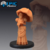Dama Esqueleto - Sem Pintura, Miniatura 3D Média Para Rpg de Mesa