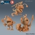 Anglerfish Folk - Sem Pintura, Miniatura 3D Médio Para Rpg de Mesa