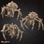 Aranha do Calabouço - Sem Pintura, Miniatura 3D Médio Para Rpg de Mesa