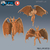 Succubus Morcego - Sem Pintura. Miniatura 3D Média Para Rpg de Mesa