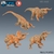 Carnossauro - Sem Pintura, Miniatura 3D Enorme Para Rpg de Mesa