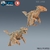 Raptor Plumado - Sem Pintura, Miniatura 3D Grande Para Rpg de Mesa
