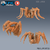 Aranha Gigante - Sem Pintura, Miniatura 3D Grande Para Rpg de Mesa