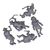 Kit Goblins Mortos - Sem Pintura, Miniatura 3D Grande Para Rpg de Mesa