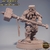 Kigan Krust - Sem Pintura, Miniatura 3D Médio Para Rpg de Mesa