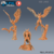 Harpia-coruja - Sem Pintura, Miniatura 3D Grande Para Rpg de Mesa
