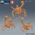 Escorpião Demônio - Sem Pintura, Miniatura 3D Grande Para Rpg de Mesa