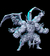 Sephirot , Demônio de Azys Lla - Sem Pintura, Miniatura 3D Enorme Para Rpg de Mesa