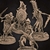 Esqueleto das Catacumbas - Sem Pintura, Miniatura 3D Médio Para Rpg de Mesa