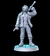 O Caçador Branco - Sem Pintura, Miniatura 3D Média Para Rpg de Mesa