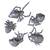 Kit Aranhas Mortas - Sem Pintura, Miniatura 3D Grande Para Rpg de Mesa