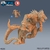 Homem Lagarto Caçador de Homens - Sem Pintura, Miniatura 3D Médio Para Rpg de Mesa na internet
