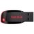 Pen Drive de 8GB SanDisk Cruzer Blade SDCZ50-008G-B35 USB 2.0 - Preto / Vermelho