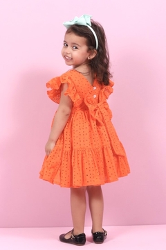 Vestido Raika laise laranja - comprar online