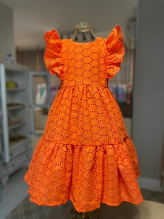 Vestido Raika - laise laranja