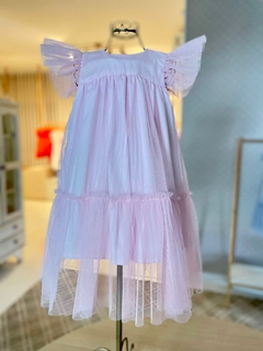Vestido Clarissa rosa bebe - LELE PETIT