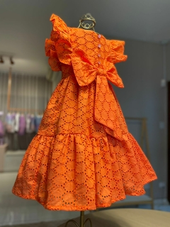 Vestido Raika - laise laranja - loja online