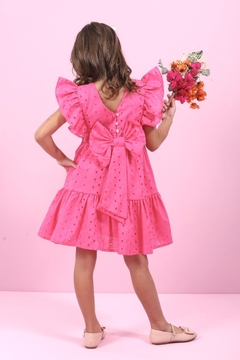 Vestido Raika laise pink - comprar online