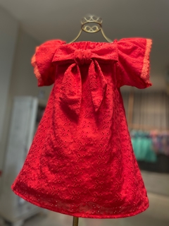 Vestido Bia Natal - laise vermelha - comprar online