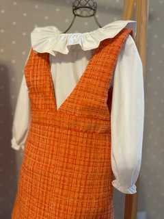 Salopete - tweed laranja