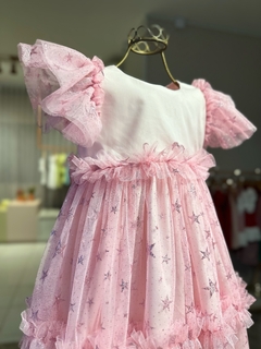 Vestido Estrelas rosa - comprar online