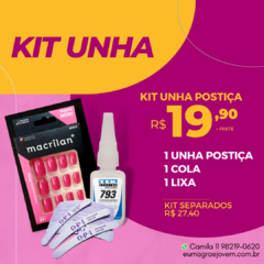 Kit Unha Postiça