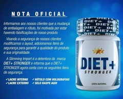 DIET + STRONGER - Fórmula importada - Eu Magra e Jovem