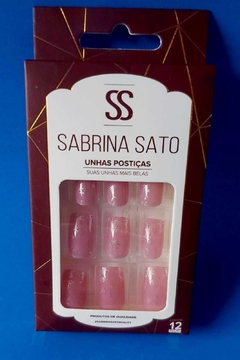 Unhas postiças auto-adesivas Sabrina Sato - Quadrada