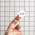 Sticker circular - Papel blanco - Impresión negro (Varias medidas) - Papelito & Co.