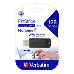Pendrive Verbatim Pinstripe 128 Gb USB 3.2 49319