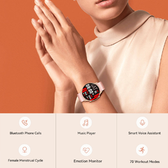 Reloj Inteligente Kieslect Kr 1.32 Smartwatch Rosa Llamadas on internet