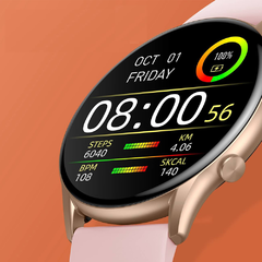 Reloj Inteligente Kieslect Kr 1.32 Smartwatch Rosa Llamadas - tienda online