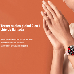 Imagen de Reloj Inteligente Kieslect Kr 1.32 Smartwatch Rosa Llamadas