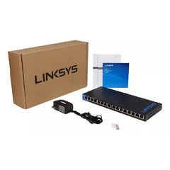 Switch Linksys 16 Puertos Lgs116 Gigabit Ethernet 1000 Mbps - online store