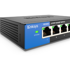 Switch Gigabit Ethernet Linksys 5 Puertos Se3005 10/100/1000 Mbps - FsComputers