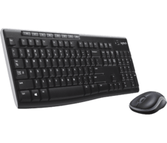 Combo Teclado Mouse Inalambrico Logitech Mk270 Wireless Fs