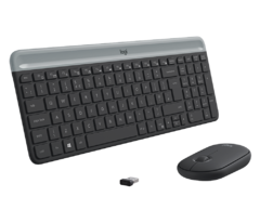 Teclado Mouse Logitech Mk470 Wireless Slim Combo Inalambrico - tienda online