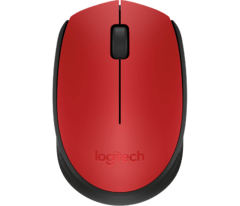 Mouse Inalambrico Logitech M170 Rojo Optico